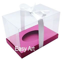 Caixa para Ovos de Colher de 350g Inteiro - Pct com 10 Unidades