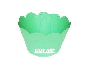 50 Wrapper para Cupcakes 8x5x5 - Verde Pistache