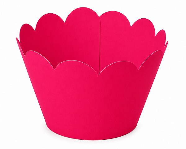 50 Wrapper para Cupcakes 5,5x3,5x4,5 - Pink