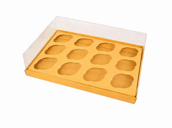 Caixas para 12 Mini Cupcakes 23,5x16,8x6 - Pct com 10 Unidades