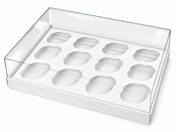 Caixas para 12 Mini Cupcakes 23,5x16,8x6 - Pct com 10 Unidades