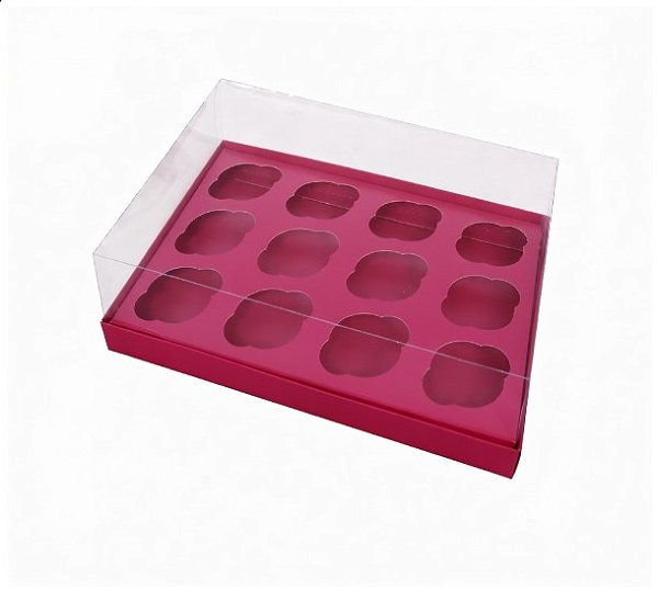 Caixas para 12 Mini Cupcakes 23,5x16,8x6 - Pct com 10 Unidades