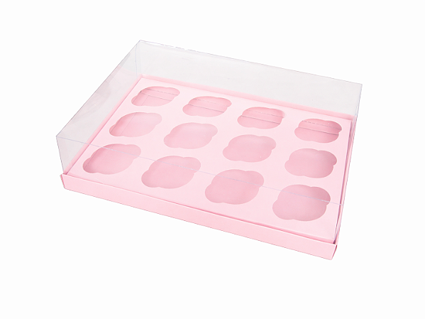 Caixas para 12 Mini Cupcakes 23,5x16,8x6 - Pct com 10 Unidades