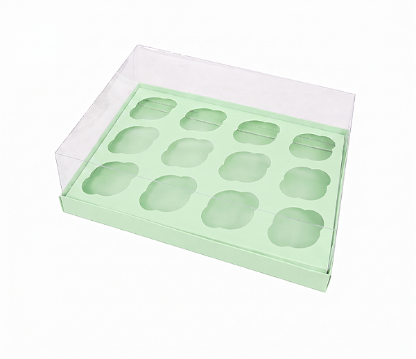 Caixas para 12 Mini Cupcakes 23,5x16,8x6 - Pct com 10 Unidades