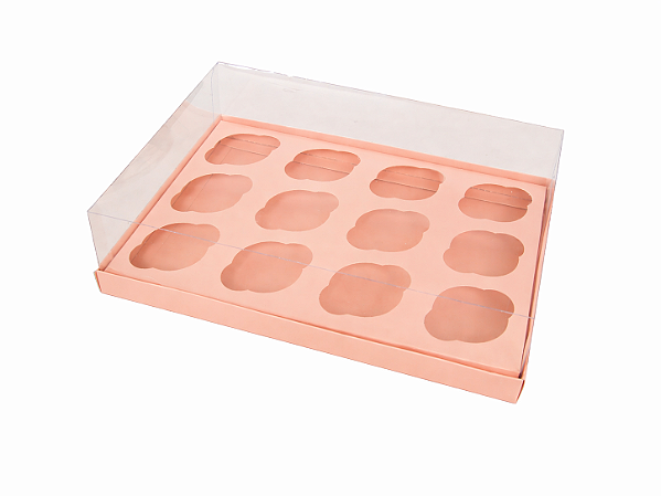Caixas para 12 Mini Cupcakes 23,5x16,8x6 - Pct com 10 Unidades