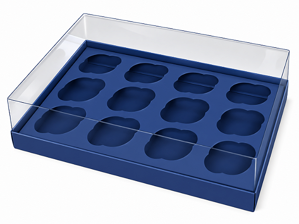 Caixas para 12 Mini Cupcakes 23,5x16,8x6 - Pct com 10 Unidades