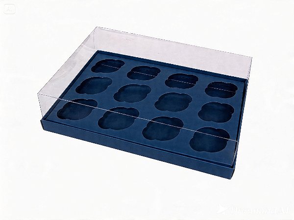Caixas para 12 Mini Cupcakes 23,5x16,8x6 - Pct com 10 Unidades