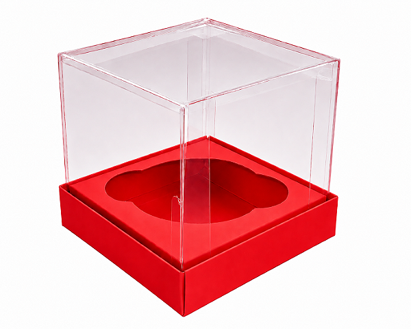 Caixas para Cupcakes 11x11x9 - Pct com 10 Unidades
