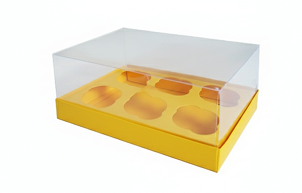 Caixas para 6 Cupcakes Padrão 24x18,5x9 - Pct com 10 Unidades
