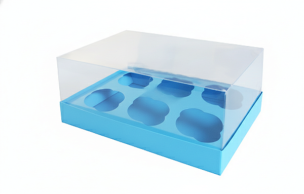 Caixas para 6 Cupcakes Padrão 24x18,5x9 - Pct com 10 Unidades