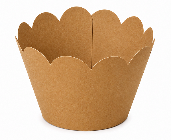 50 Wrapper para Cupcakes 5x3,5x3,5 - Kraft
