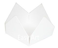 Forminhas para Doces 3,5x3,5x2,5 - Pacote com 100 Unidades / Branco