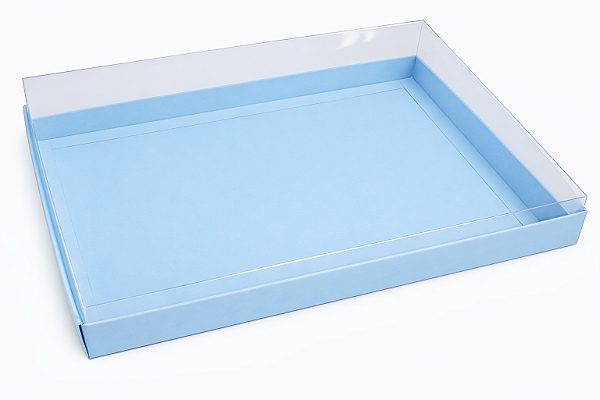 Caixas para Convites / Multiuso - 29x16x2,5 - Azul Claro Pct com 10 Unidades