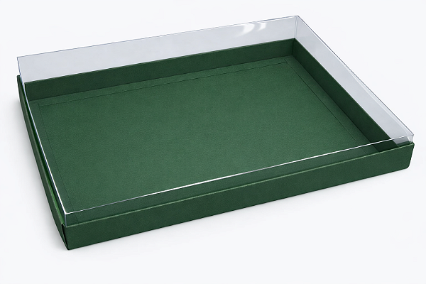 Caixas para Convites / Multiuso - 29x16x2,5 - Verde Musgo Pct com 10 Unidades