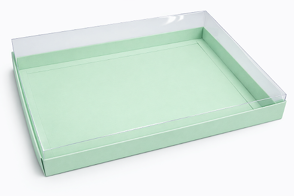 Caixas para Convites / Multiuso - 29x16x2,5 - Verde Claro Pct com 10 Unidades