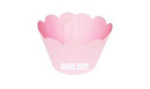50 Wrapper para Cupcakes 6,5x4,5x4,5 - Rosa Claro