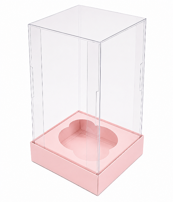 Caixas para Cupcakes 7,5x7,5x10 - Pct com 10 Unidades