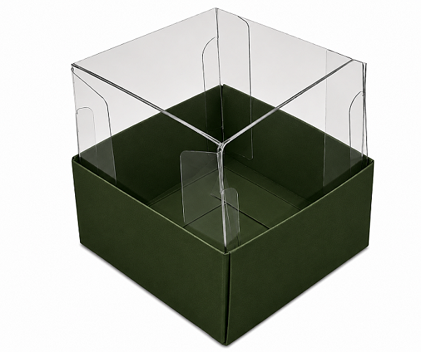 Caixinha para 1 Trufa / Brigadeiro 4x4x4 - Pct com 10 Unidades