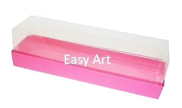 Caixas para 7 Macarons / 4 Brigadeiros 15x4x4 - Pct com 10 Unidades