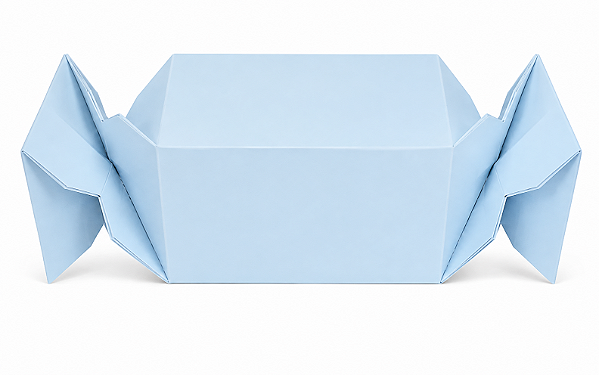 Caixa Bala para Lembrancinhas 10x5x5 - Pct com 10 Unidades