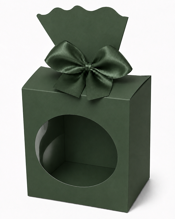 Caixinha para Lembrancinhas com Visor 7,5x5,5x9,5 - Pct com 10 Unidades