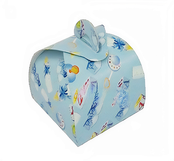 Caixinhas Valise 6,5x6,5x5 - Pct com 10 Unidades