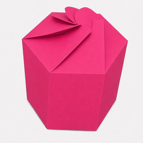 Caixa Flor para Presentes e Lembrancinhas 10x8,5x9 - Pct com 10 Unidades