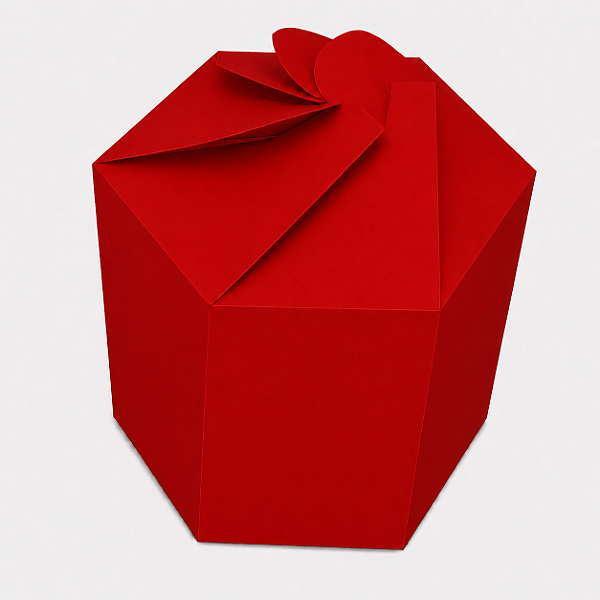 Caixa Flor para Presentes e Lembrancinhas 10x8,5x9 - Pct com 10 Unidades