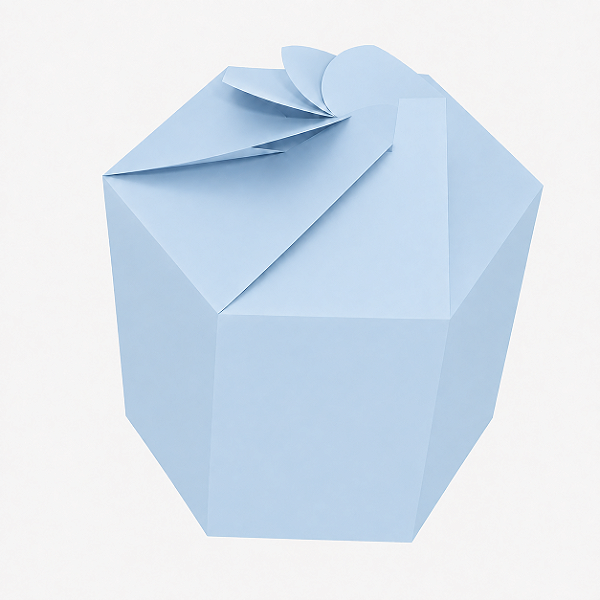 Caixa Flor para Presentes e Lembrancinhas 10x8,5x9 - Pct com 10 Unidades