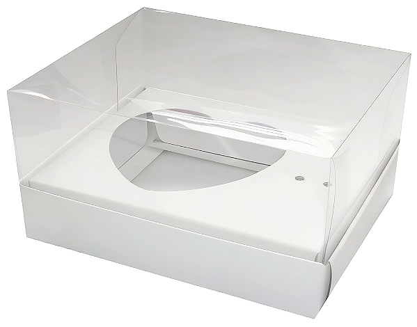 Caixa coração de Colher / 100g - Branco - Pct com 10 Unidades