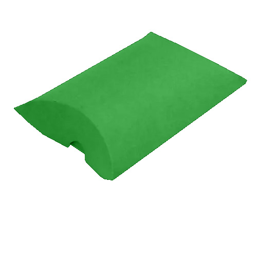 Caixa Almofada Verde Bandeira - Pct com 10 Unidades