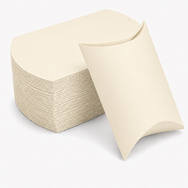 Caixa Almofada Marfim 11,5x9,5x3 - Pct com 10 Unidades