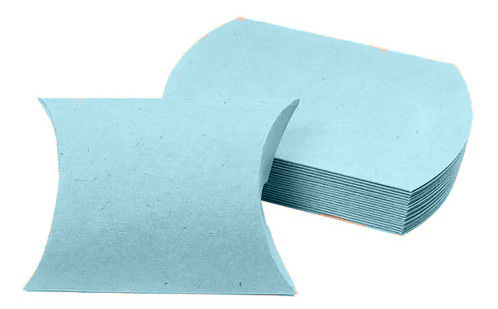 Caixa Almofada Azul Claro - Pct com 10 Unidades