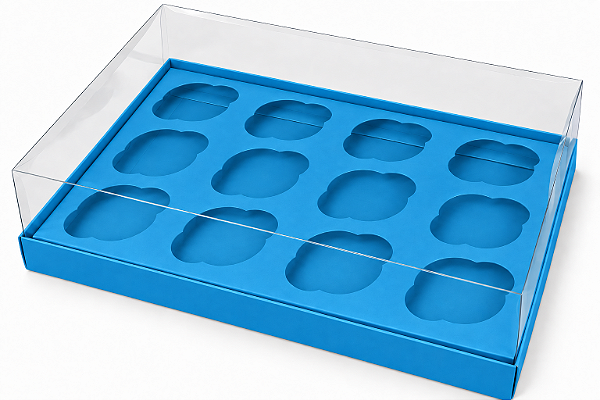 Caixas para 12 Mini Cupcakes 23,5x16,8x8 - Pct com 10 Unidades