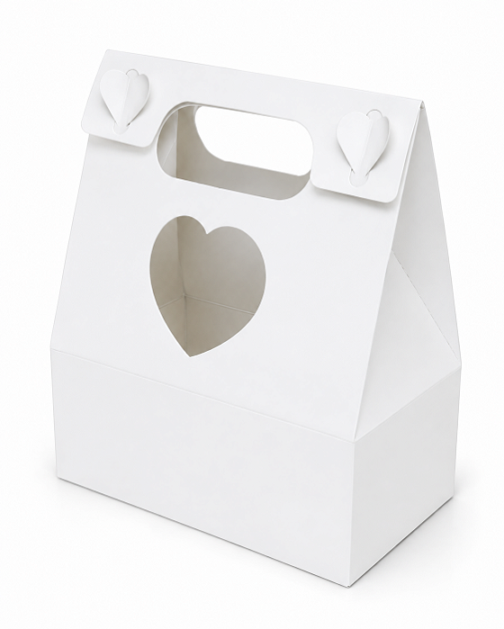 Caixa Maleta Coração Sacolinha Surpresa 12,5x6x14,5 - Pct com 10 Unidades