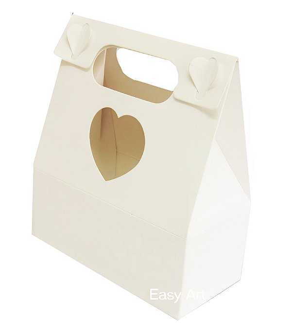 Caixa Maleta Coração - Pct com 10 Unidades