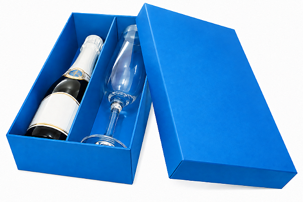 Caixas para Mini Vinho e Taça Sem Visor 21x12x6 - Pct com 10 Unidades