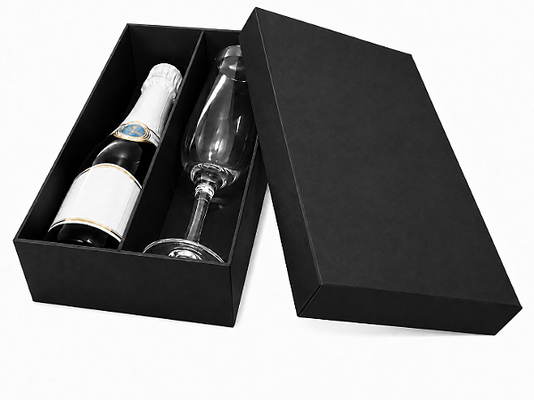 Caixas para Mini Vinho e Taça Sem Visor 21x12x6 - Pct com 10 Unidades