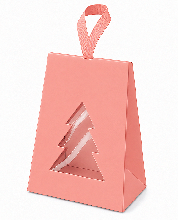 Caixa Árvore de Natal para Lembrancinhas 9x4x10 - Pct com 10 Unidades