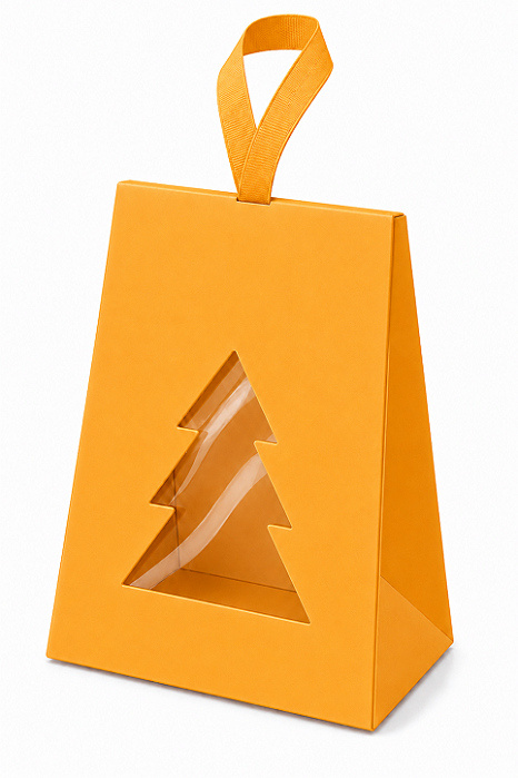 Caixa Árvore de Natal para Lembrancinhas 9x4x10 - Pct com 10 Unidades