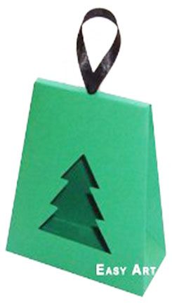 Caixa Árvore de Natal - Pct com 10 Unidades