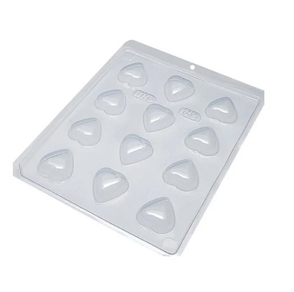 Formas BWB para Bombons Trufas e Chocolates Coração - 2 Unidades