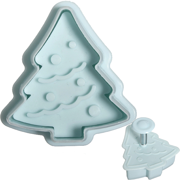 Cortador de Biscoito - Árvore de Natal 1 unidade - 4,5x4,5