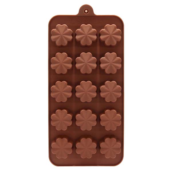 Formas de Silicone para Bombons Flor - 20,5x10,5x1,5