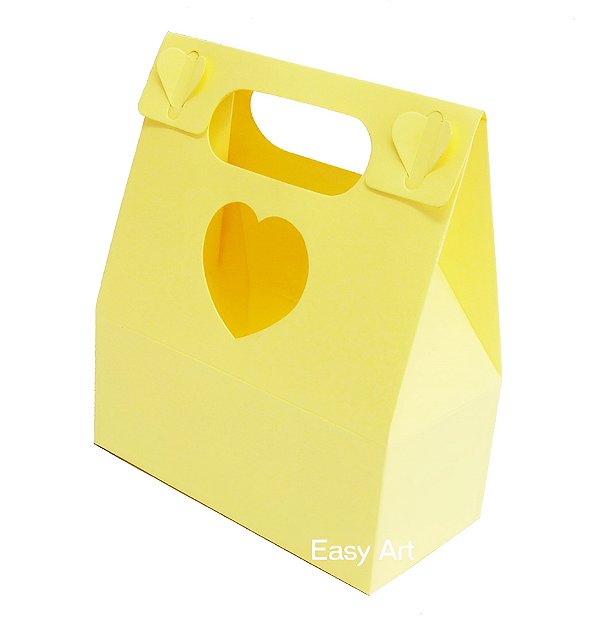 Caixa Maleta Coração - Pct com 10 Unidades