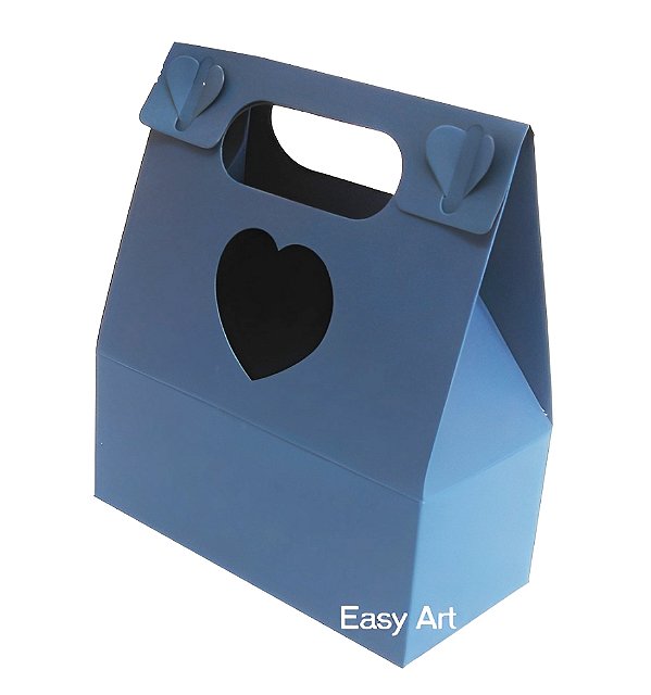 Caixa Maleta Coração - Pct com 10 Unidades