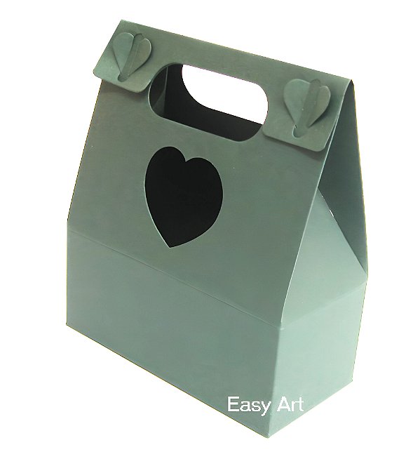 Caixa Maleta Coração - Pct com 10 Unidades