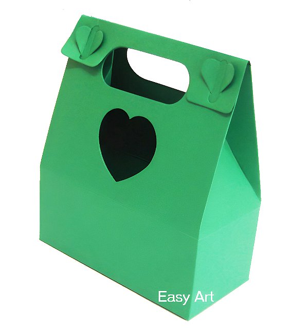 Caixa Maleta Coração - Pct com 10 Unidades