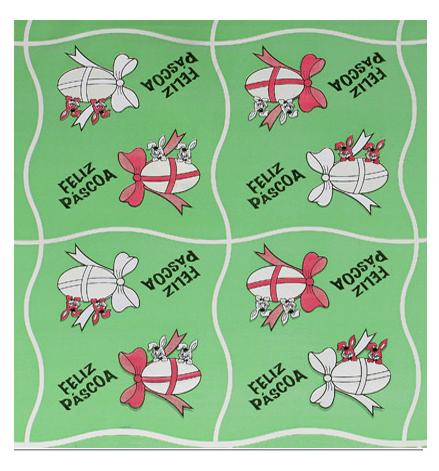 Papel Polimetalizado para Ovos de Páscoa - 70x70 / 01 Unidade