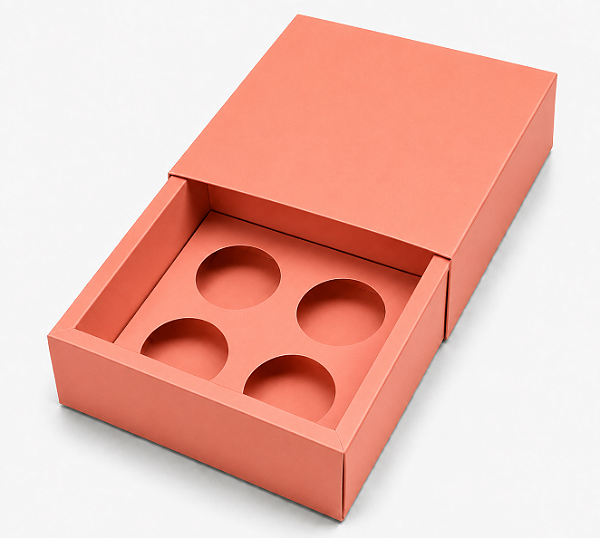 Caixas para 4 Brigadeiros 8,5x8,5x4,5 - Pct com 10 Unidades
